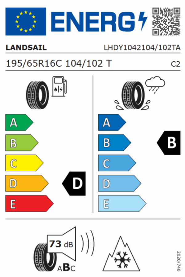 4 X 195/65R16C 104T LANDSAIL 4-SEASONS-2 ALLWETTERREIFEN 2025 NEU – Bild 5