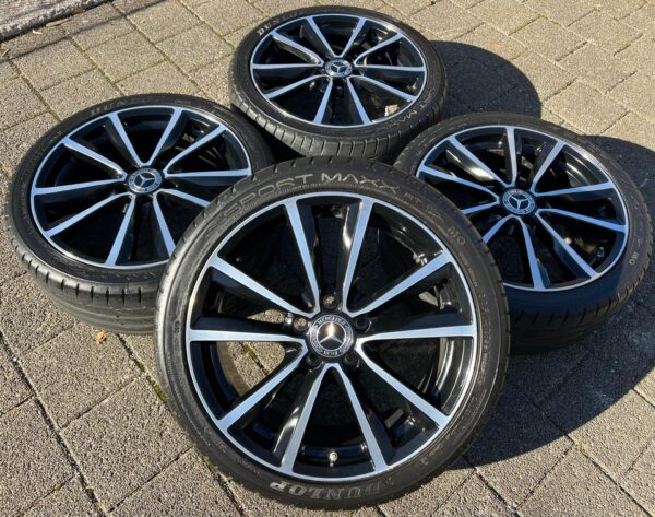 4 ALU 18" SOMMERRÄDER MERCEDES A-KLASSE W176 B-KLASSE CLA #1OEM