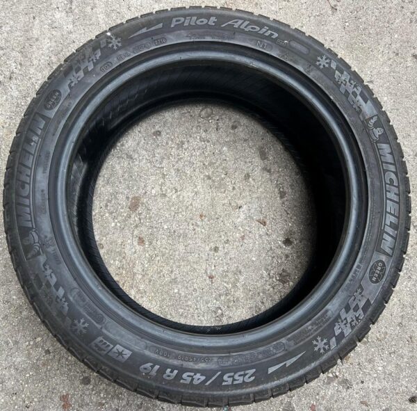 2x 255/45R19 100V MICHELIN WINTERREIFEN 5,5-6MM 2014 #1TCP – Bild 4