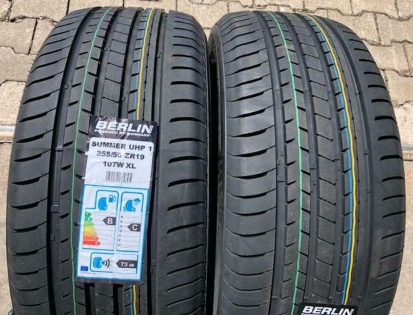 2 X 255/50R19 107W BERLIN TIRES SUMMER UHP1 SOMMERREIFEN 2019 NEU
