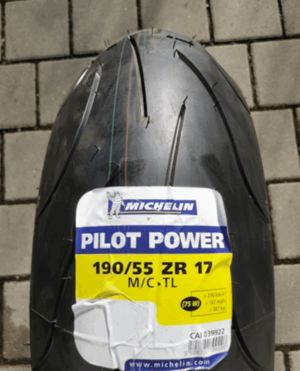 1 X 190/55ZR17 75W MICHELIN PILOT POWER MOTORRAD NEU 2019 FREIHAU