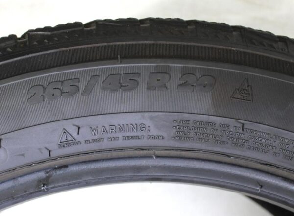 2x 265/45R20 104V MICHELIN WINTERREIFEN 6MM 2019 N0 #1O4T – Bild 5