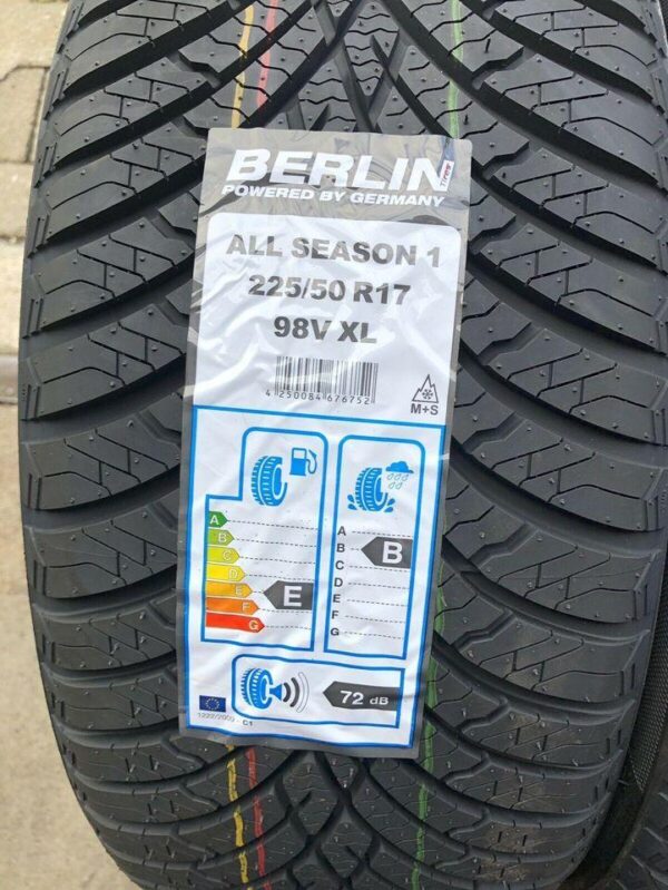 2 X 225/50R17 98V BERLIN TIRES ALL SEASON ALLWETTERREIFEN #11XJ – Bild 3