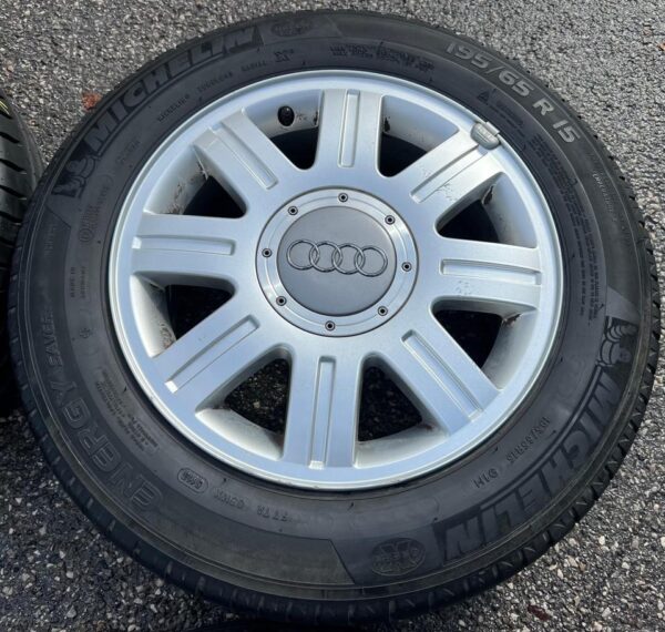4 ORIGINAL ALU SOMMERRÄDER AUDI A6 4B 195/65R15 91H MICHELI #1GQX – Bild 3