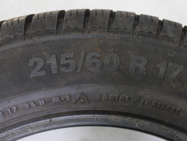 1x 215/60R17 96H CONTINENTAL WINTER CONTACT TS830P 8MM 2020 #1MXM – Bild 4