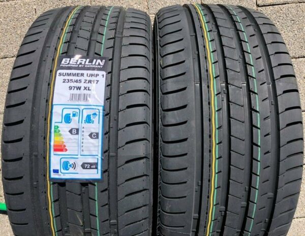 4 X 235/45R17 97W XL BERLIN TIRES SUMMER UHP1 SOMMERREIFEN NEU – Bild 2