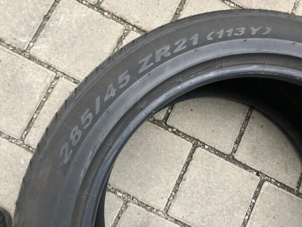 1x 285/45R21 113Y PIRELLI PZERO SOMMERREIFEN 5MM 2017 #5827 – Bild 2