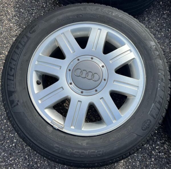 4 ORIGINAL ALU SOMMERRÄDER AUDI A6 4B 195/65R15 91H MICHELI #1GQX – Bild 4