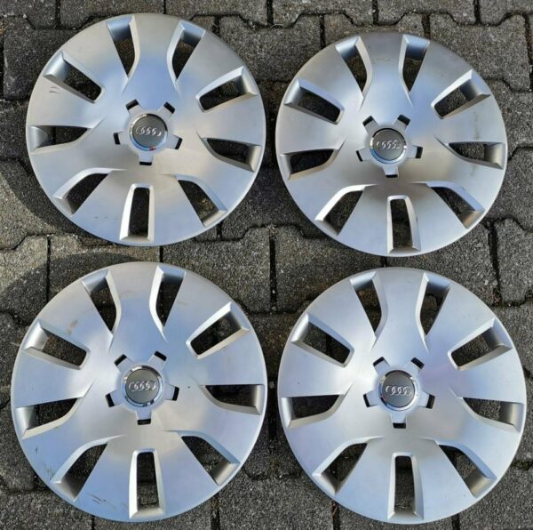 4 ORIGINAL 16" RADKAPPEN SATZ AUDI A4 8K B8 A6 4F 4G ★ FREIHAUS