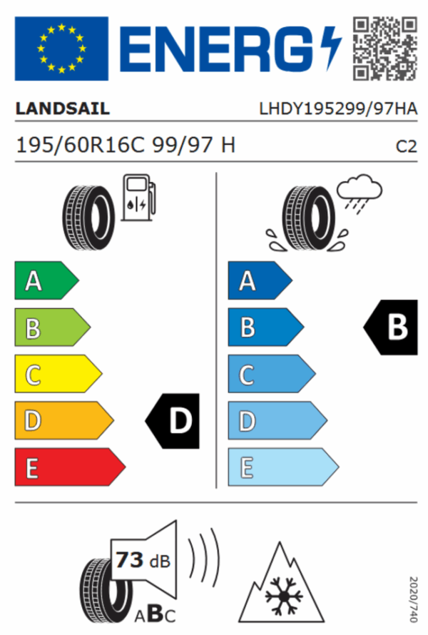 4 X 195/60R16C 99H LANDSAIL 4-SEASONS-2 ALLWETTERREIFEN 2025 NEU – Bild 5