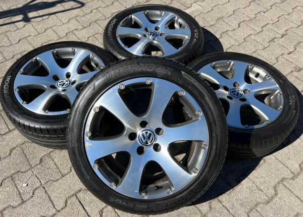 ORIGINAL 17" ALU SOMMERRÄDER "FUNPLAY" VW CROSS TOURAN 1T  #18IM
