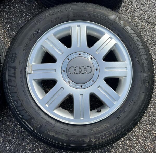 4 ORIGINAL ALU SOMMERRÄDER AUDI A6 4B 195/65R15 91H MICHELI #1GQX – Bild 5