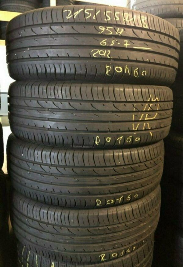 4 X 215/55R18 95H CONTINENTAL PREMIUM CONTACT 2 SOMMER 7MM #13WV