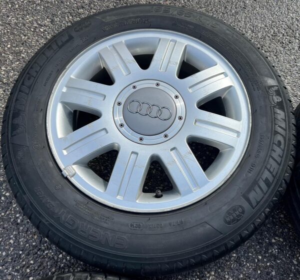 4 ORIGINAL ALU SOMMERRÄDER AUDI A6 4B 195/65R15 91H MICHELI #1GQX – Bild 6