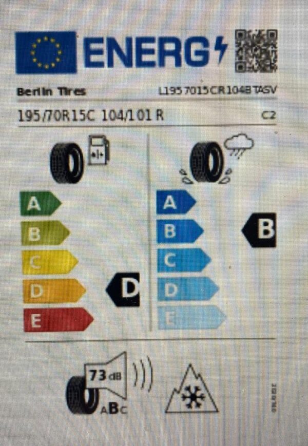 4 X 195/70R15C 104R BERLIN TIRES ALL SEASON VAN ALLWETTERREIFEN – Bild 6