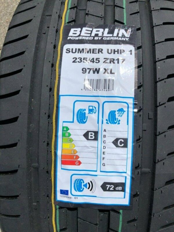 4 X 235/45R17 97W XL BERLIN TIRES SUMMER UHP1 SOMMERREIFEN NEU – Bild 5