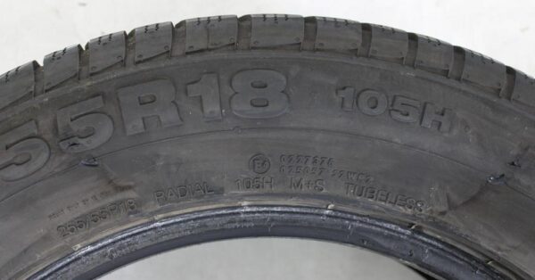 2x 255/55R18 105H CONTINENTAL WINTERREIFEN 2017 MO #1J4U – Bild 7