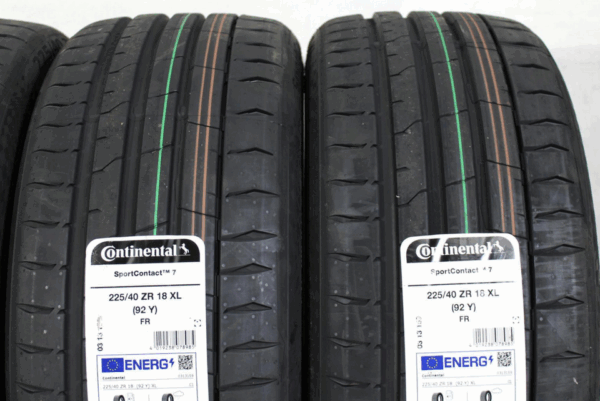 4 x 225/40R18 92Y CONTINENTAL SPORT CONTACT 7 SOMMERREIFEN NEU – Bild 3
