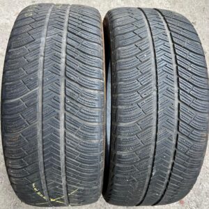 2x 255/45R19 100V MICHELIN WINTERREIFEN 5,5-6MM 2014 #1TCP