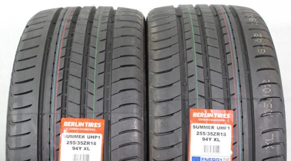 2x 255/35R18 94Y BERLIN TIRES SUMMER UHP1 SOMMERREIFEN NEU #1VQX – Bild 2