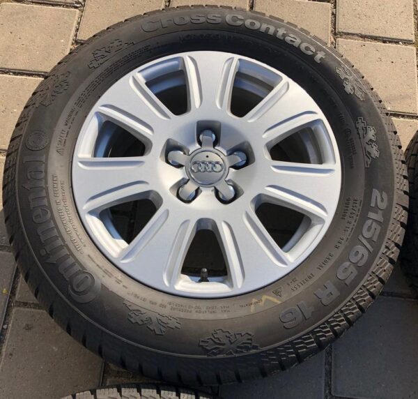 4 ORIGINAL 16" ALU WINTERRÄDER AUDI Q3 8U 215/65R16 98H #9479 – Bild 3