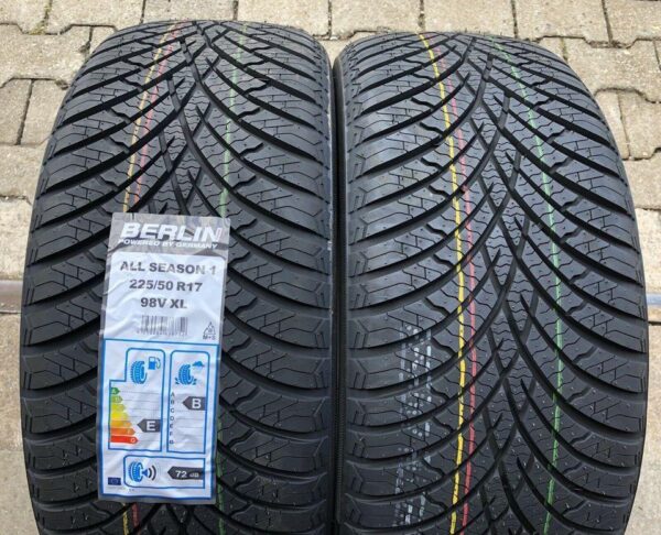 2 X 225/50R17 98V BERLIN TIRES ALL SEASON ALLWETTERREIFEN #11XJ