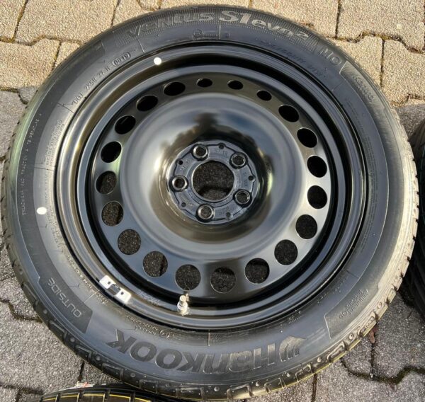 4 ORIGINAL 17" STAHLFELGEN MERCEDES A-KLASSE B-KLASSE CLA  #1XLT – Bild 5
