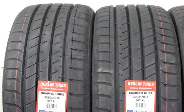 4x 255/35R19 96Y BERLIN TIRES SUMMER UHP2 SOMMERREIFEN NEU #1VUU – Bild 3