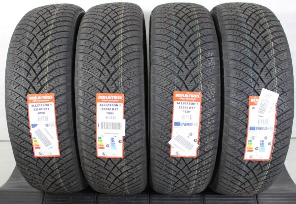 4x 225/65R17 102H BERLIN TIRES GANZJAHRESREIFEN 2024 #1QVL