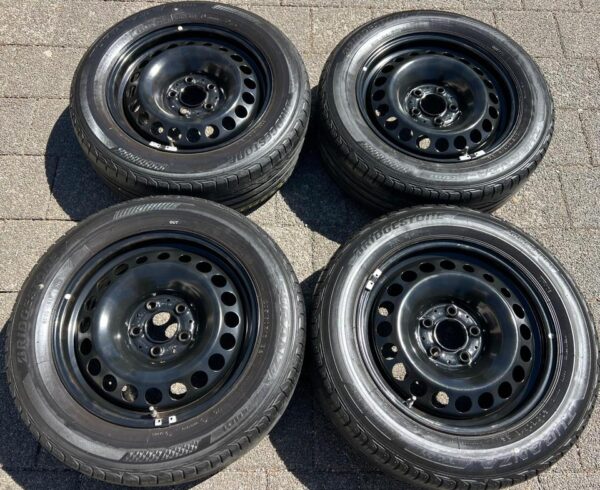 4 STAHLFELGEN 16" FELGEN MERCEDES C-KLASSE W205 A2054000200 #1ZCM