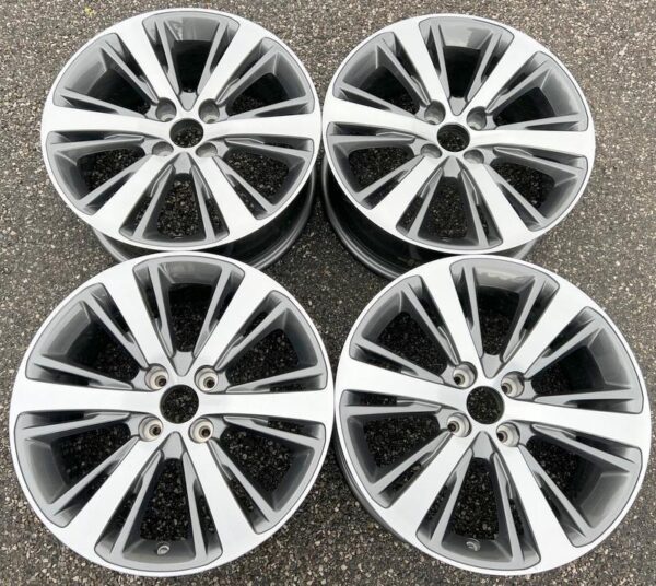 4 ORIGINAL 17" ALUFELGEN PEUGEOT 208 C 7x17 9801532277 NEU #1YIR