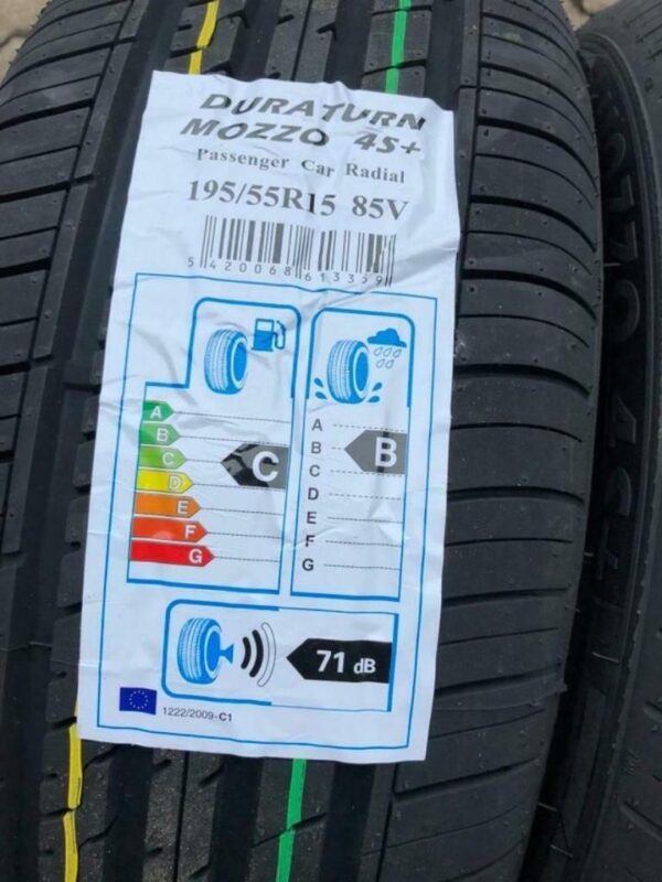 4 X 195/55R15 85V DURATURN MOZZO 4S+ SOMMERREIFEN NEU ★ #1L6B – Bild 6