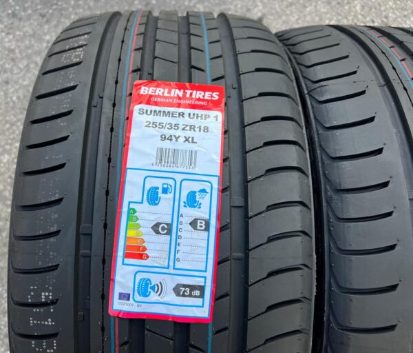 2x 255/35R18 94Y BERLIN TIRES SUMMER UHP1 SOMMERREIFEN #19GL – Bild 3