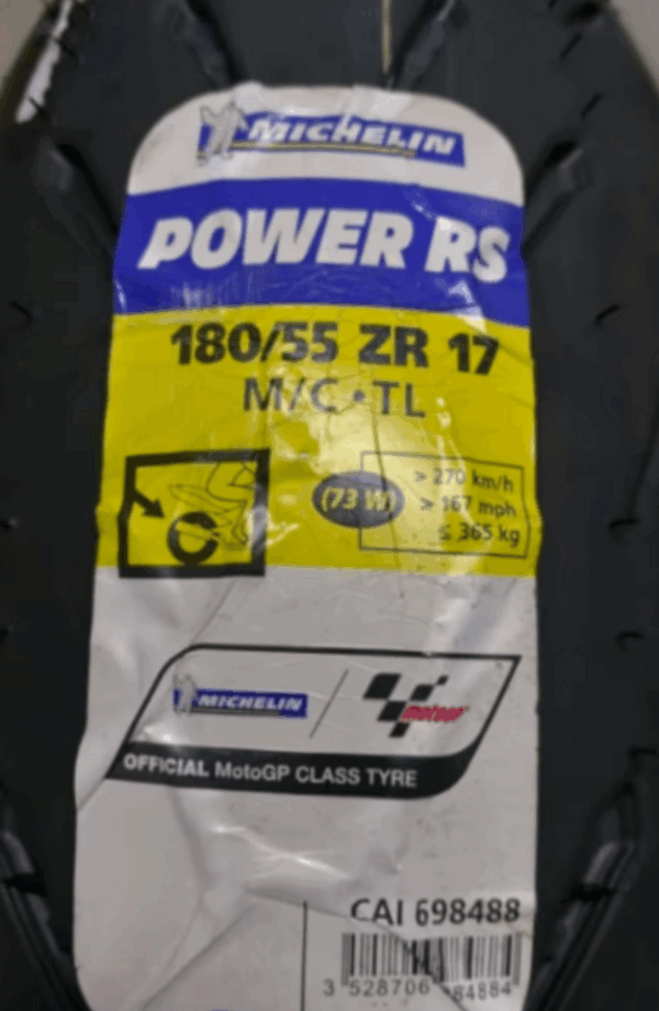 1 X 180/55ZR17 73W MICHELIN POWER RS MOTORRAD NEU 2016
