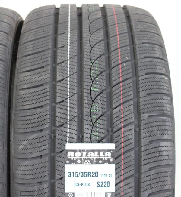 2x 315/35R20 110V ROTALLA ICE-PLUS S220 WINTERREIFEN XL #1HFJ – Bild 4