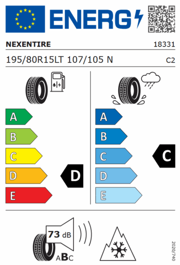 4X LT195/80R15 107N NEXEN N`BLUE 4SEASON VAN GANZJAHRESREIFEN★NEU – Bild 6