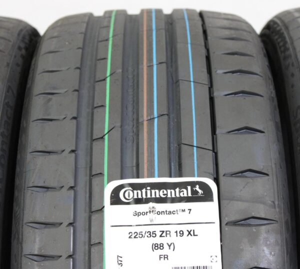 4x 225/35R19 88Y CONTINENTAL SPORT CONTACT 7 SOMMERREIFEN #1L0A – Bild 5