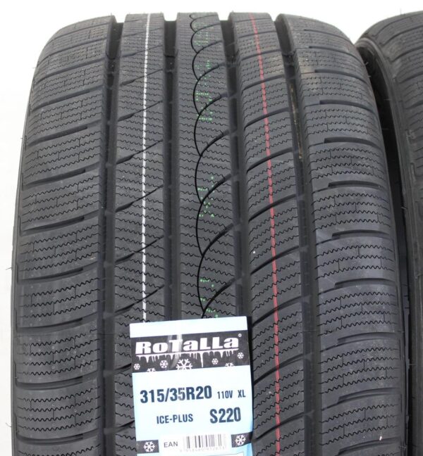 2x 315/35R20 110V ROTALLA ICE-PLUS S220 WINTERREIFEN XL #1HFI – Bild 3