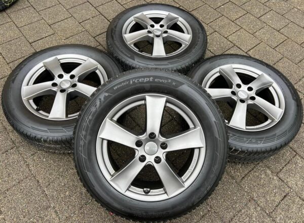 4 ALU 17" WINTERRÄDER VW TIGUAN II 5N ALLSPACE SKODA KODIAQ #1V0G