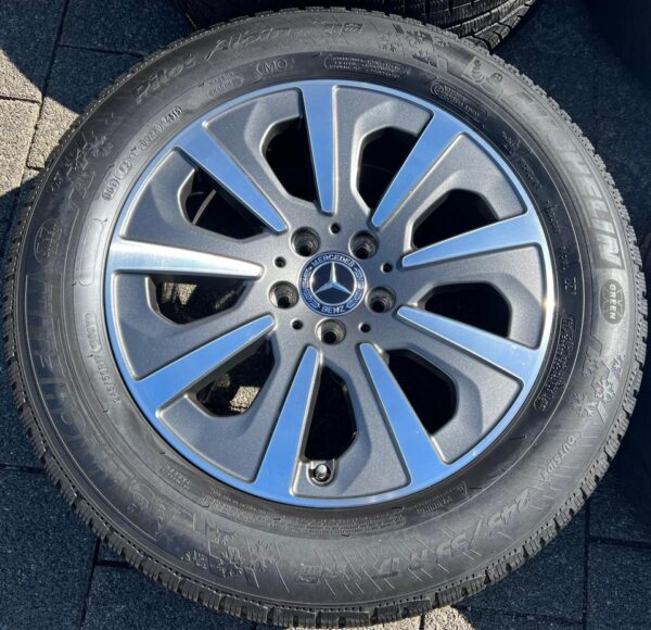 4 ORIGINAL 17" ALUFELGEN MERCEDES S-KLASSE W222 A2224010802 #1ULX – Bild 3