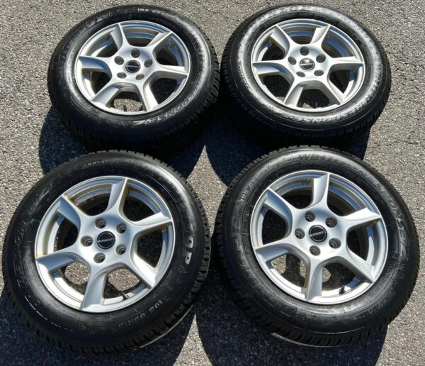 ALU WINTERRÄDER SEAT LEON SKODA OCTAVIA VW CADDY GOLF CADDY #198F – Bild 2