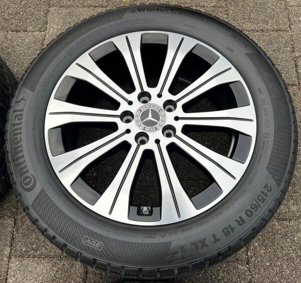 4 ORIGINAL 18" ALUFELGEN MERCEDES BENZ EQA EQB W243 RDKS #1Q8B – Bild 3