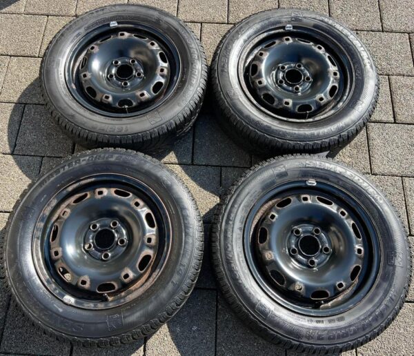 4 STAHLFELGEN 14" VW GOLF 5 6 TOURAN SKODA OCTAVIA 1Z SEAT  #1USB – Bild 2