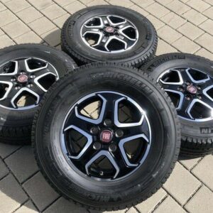 4 ORIGINAL ALU SOMMERRÄDER FIAT DUCATO 250 225/75R16CP 116Q #112L