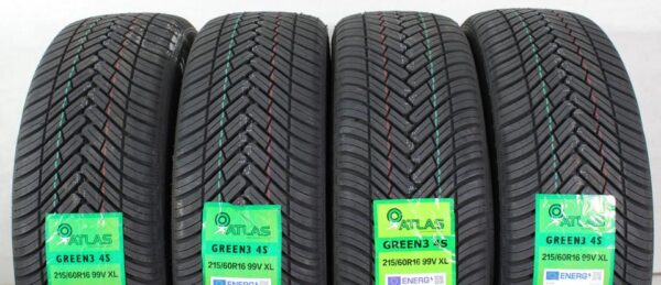 4x 215/60R16 99V ATLAS GREEN3 4S GANZJAHRESREIFEN 2024 NEU #1VUV – Bild 2