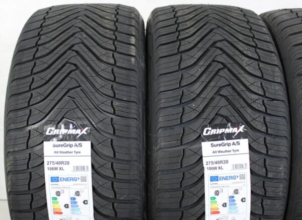 2x 275/40R20 106W 2x 315/35R20 110W GRIPMAX SUREGRIP A/S #1IWB – Bild 3