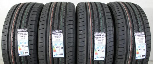 4x 275/45R20 110W BERLIN TIRES SUMMER UHP1 SOMMERREIFEN #1M2E – Bild 2