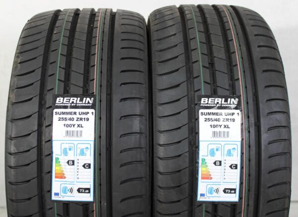 2x 255/40R19 100Y BERLIN TIRES SUMMER UHP1 SOMMERREIFEN #1M2M – Bild 2