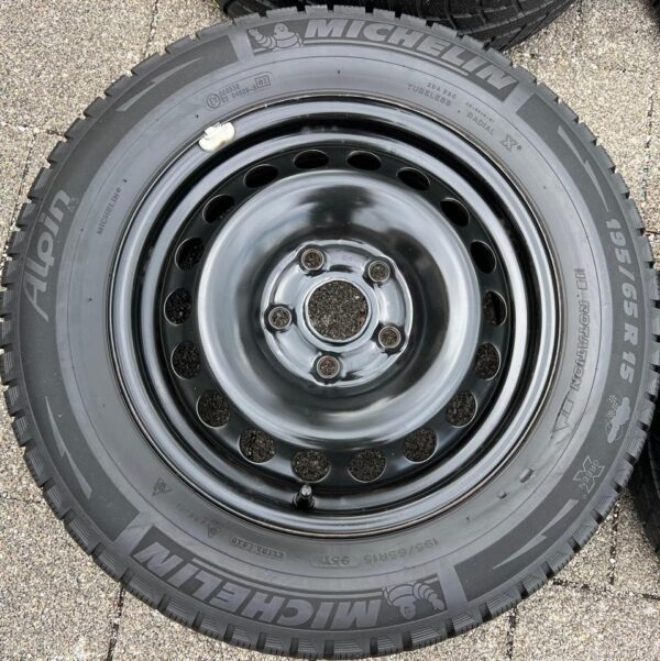 4 STAHLFELGEN 15" VW GOLF 5 6 TOURAN SKODA OCTAVIA 1Z SEAT  #1ZAD – Bild 5