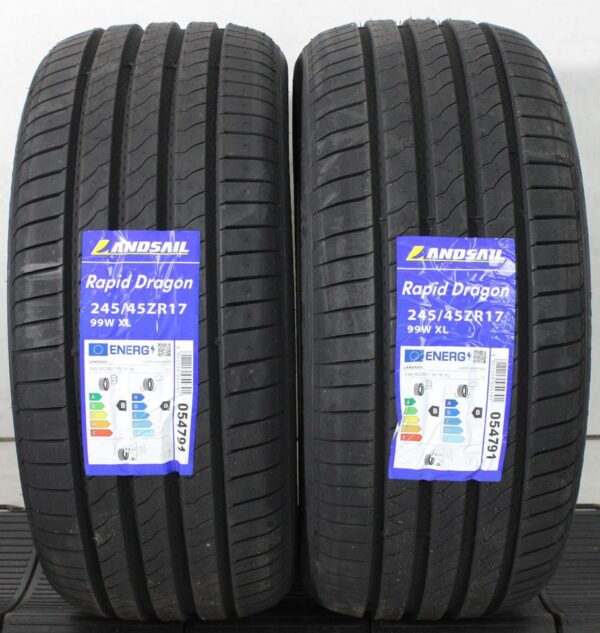 2x 245/45R17 99W LANDSAIL RAPID DRAGON SOMMERREIFEN XL NEU #1XNQ